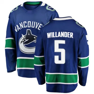 Blue Men's Tom Willander Breakaway Vancouver Canucks Home Jersey