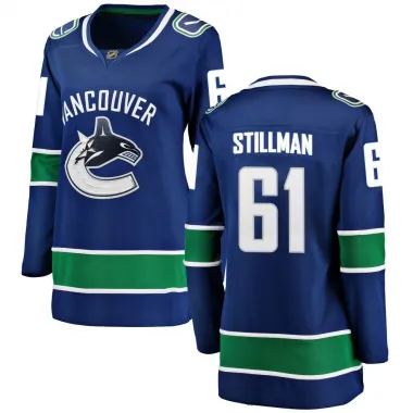 Blue Women's Chase Stillman Breakaway Vancouver Canucks Home Jersey