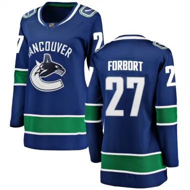 Blue Women's Derek Forbort Breakaway Vancouver Canucks Home Jersey