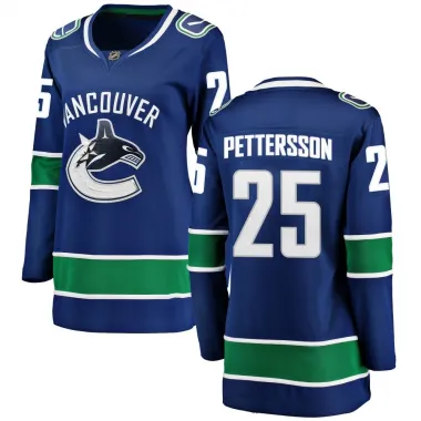 Blue Women's Elias N. Pettersson Breakaway Vancouver Canucks Home Jersey