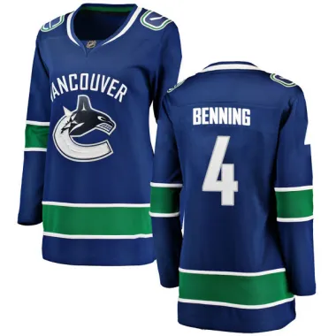 Blue Women's Jim Benning Breakaway Vancouver Canucks Home Jersey