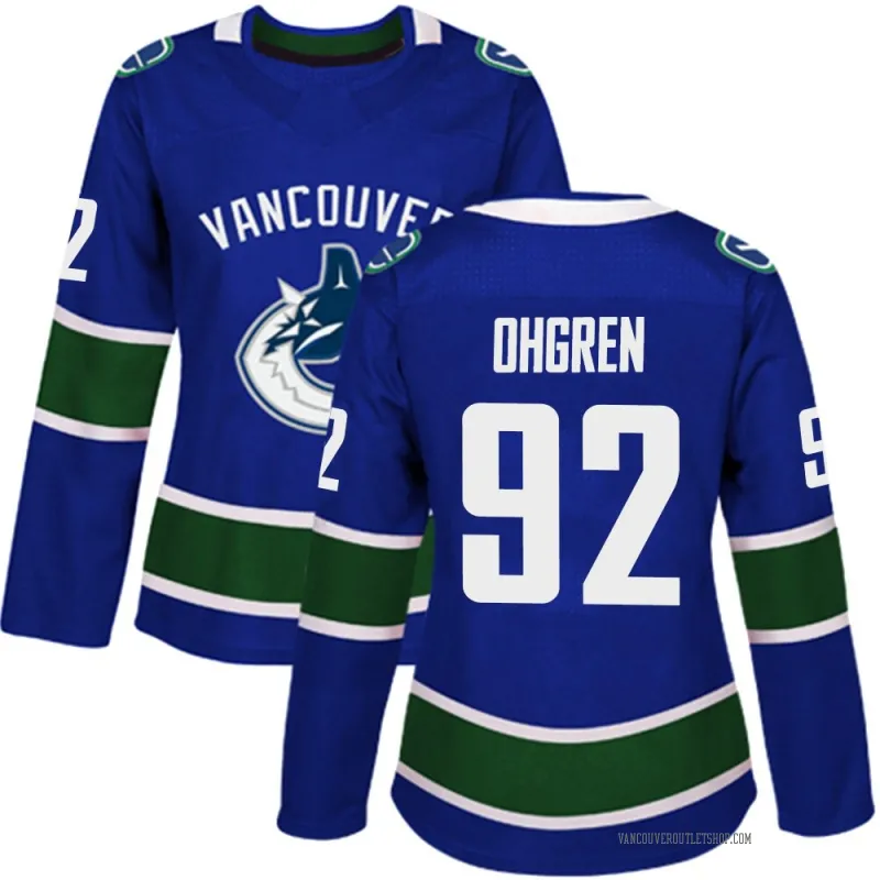Blue Women's Liam Ohgren Authentic Vancouver Canucks Home Jersey