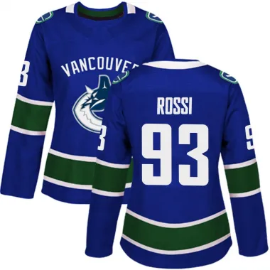 Blue Women's Marco Rossi Authentic Vancouver Canucks Home Jersey