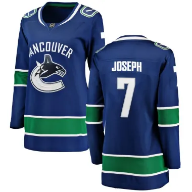 Blue Women's Pierre-Olivier Joseph Breakaway Vancouver Canucks Home Jersey