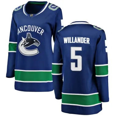 Blue Women's Tom Willander Breakaway Vancouver Canucks Home Jersey