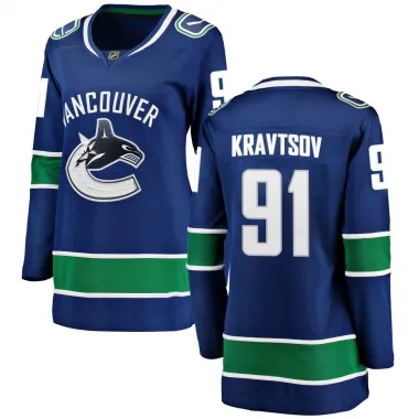 Blue Women's Vitali Kravtsov Breakaway Vancouver Canucks Home Jersey