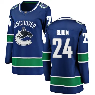 Blue Women's Zeev Buium Breakaway Vancouver Canucks Home Jersey