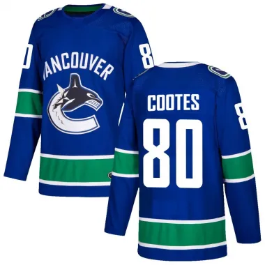 Blue Youth Braeden Cootes Authentic Vancouver Canucks Home Jersey