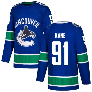 Blue Youth Evander Kane Authentic Vancouver Canucks Home Jersey