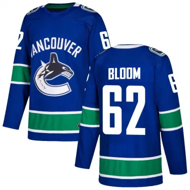 Blue Youth Josh Bloom Authentic Vancouver Canucks Home Jersey