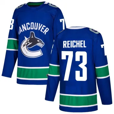 Blue Youth Lukas Reichel Authentic Vancouver Canucks Home Jersey
