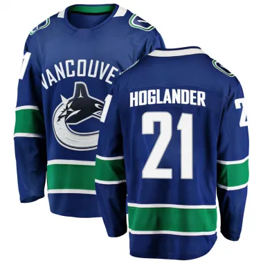 Blue Youth Nils Hoglander Breakaway Vancouver Canucks Home Jersey