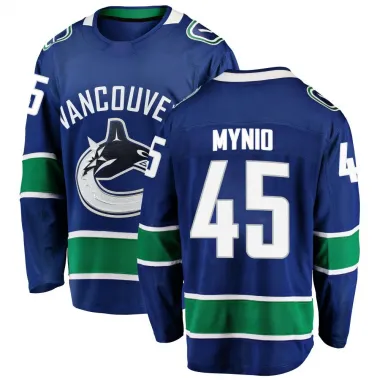Blue Youth Sawyer Mynio Breakaway Vancouver Canucks Home Jersey