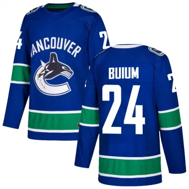 Blue Youth Zeev Buium Authentic Vancouver Canucks Home Jersey