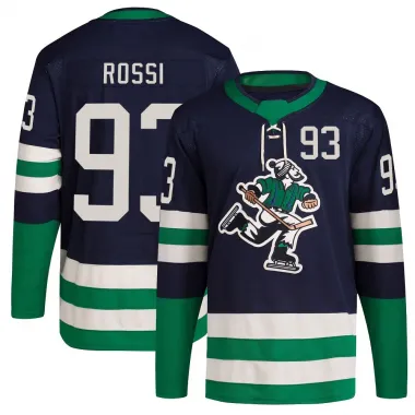 Navy Men's Marco Rossi Authentic Vancouver Canucks Reverse Retro 2.0 Jersey