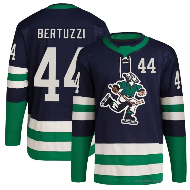 Navy Men's Todd Bertuzzi Authentic Vancouver Canucks Reverse Retro 2.0 Jersey