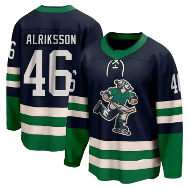 Navy Men's Vilmer Alriksson Breakaway Vancouver Canucks Special Edition 2.0 Jersey