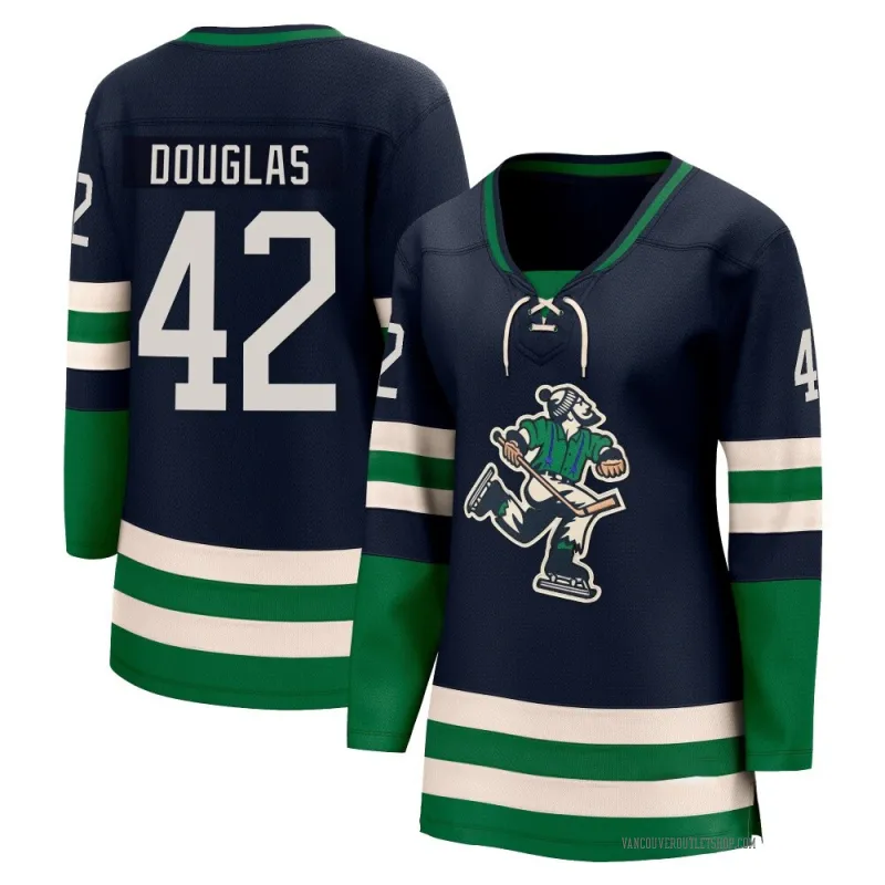 Navy Women's Curtis Douglas Breakaway Vancouver Canucks Special Edition 2.0 Jersey