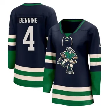 Navy Women's Jim Benning Breakaway Vancouver Canucks Special Edition 2.0 Jersey