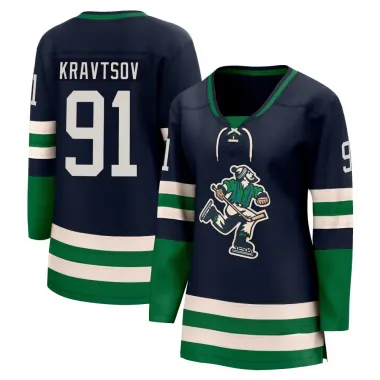 Navy Women's Vitali Kravtsov Breakaway Vancouver Canucks Special Edition 2.0 Jersey