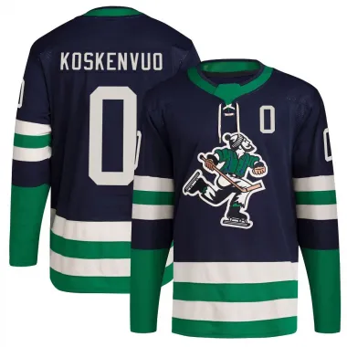 Navy Youth Aku Koskenvuo Authentic Vancouver Canucks Reverse Retro 2.0 Jersey