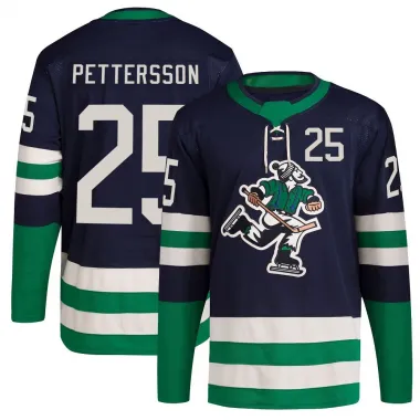 Navy Youth Elias N. Pettersson Authentic Vancouver Canucks Reverse Retro 2.0 Jersey