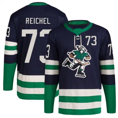 Navy Youth Lukas Reichel Authentic Vancouver Canucks Reverse Retro 2.0 Jersey