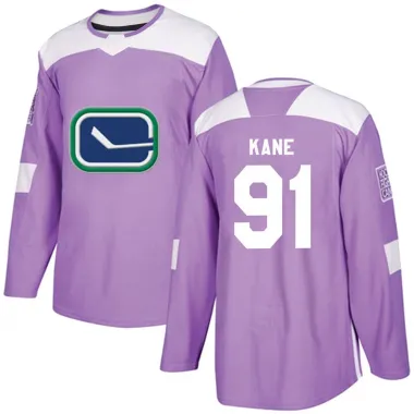 Purple Youth Evander Kane Authentic Vancouver Canucks Fights Cancer Practice Jersey