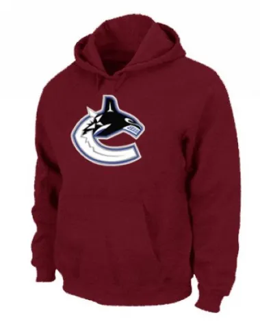 Red Men's Vancouver Canucks Pullover Hoodie -