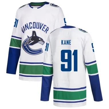 White Men's Evander Kane Authentic Vancouver Canucks Away Jersey