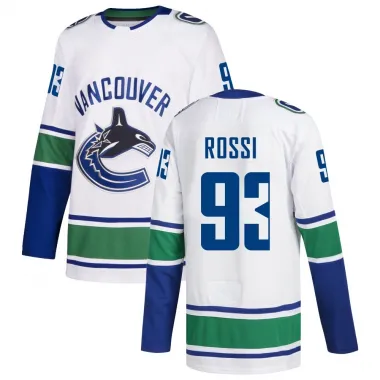 White Men's Marco Rossi Authentic Vancouver Canucks Away Jersey