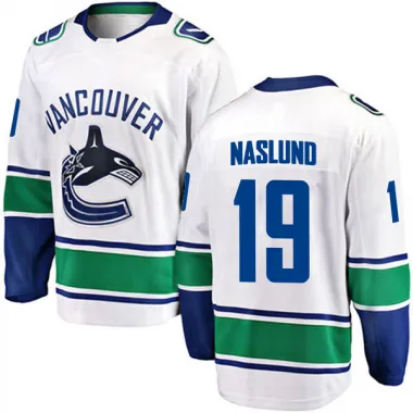 White Men's Markus Naslund Breakaway Vancouver Canucks Away Jersey