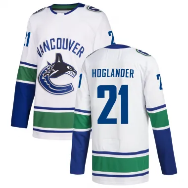 White Men's Nils Hoglander Authentic Vancouver Canucks zied Away Jersey