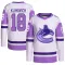 White/Purple Men's Danila Klimovich Authentic Vancouver Canucks Hockey Fights Cancer Primegreen Jersey
