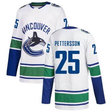 White Youth Elias N. Pettersson Authentic Vancouver Canucks Away Jersey