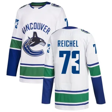 White Youth Lukas Reichel Authentic Vancouver Canucks Away Jersey
