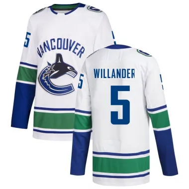 White Youth Tom Willander Authentic Vancouver Canucks Away Jersey